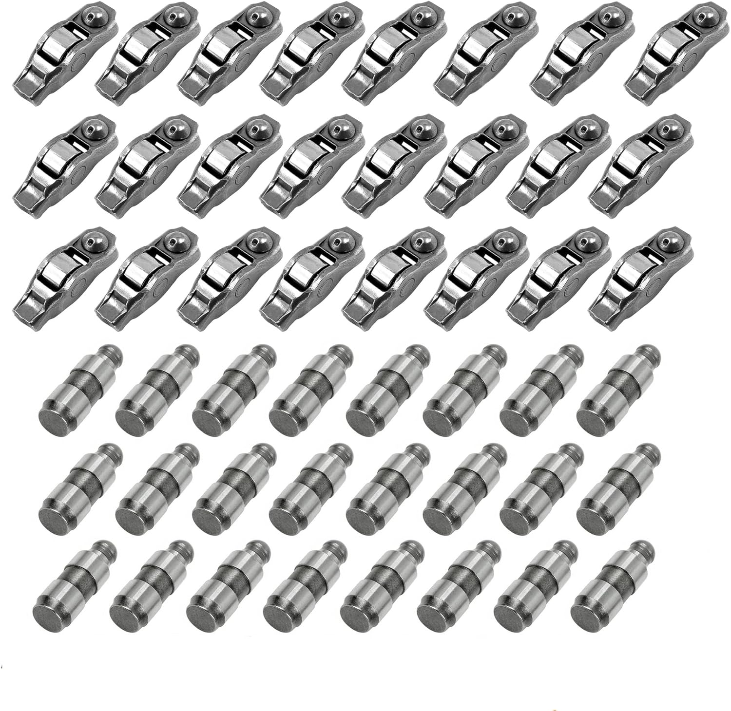 Partsflow 48x Rocker Arms & Valve Lifters Kit For 11-14 Dodge Avenger For 2014-19 Ram ProMaster 1500 For 2014-19 Ram ProMaster 2500 For 2014-19 Ram ProMaster 3500 For 2011-19 Dodge Journey Accessories