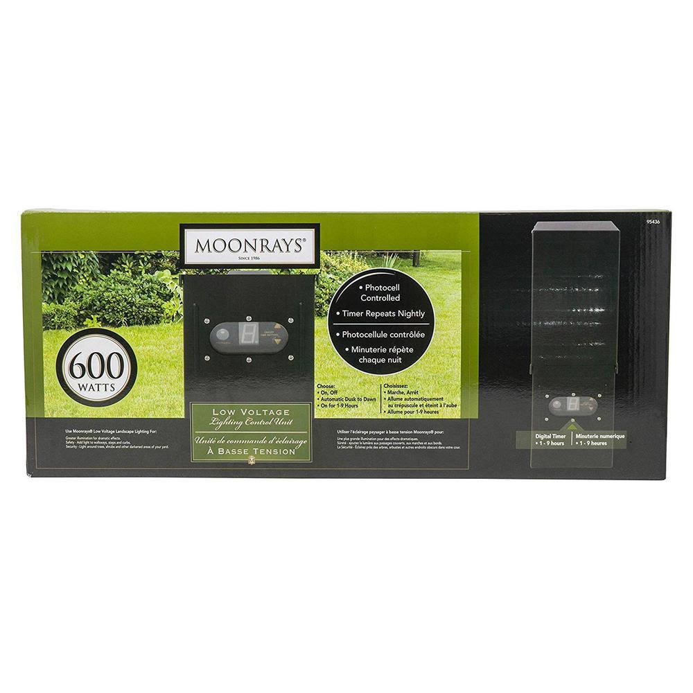Moonrays 95436 600-Watt Low Voltage Power Pack with Sensor