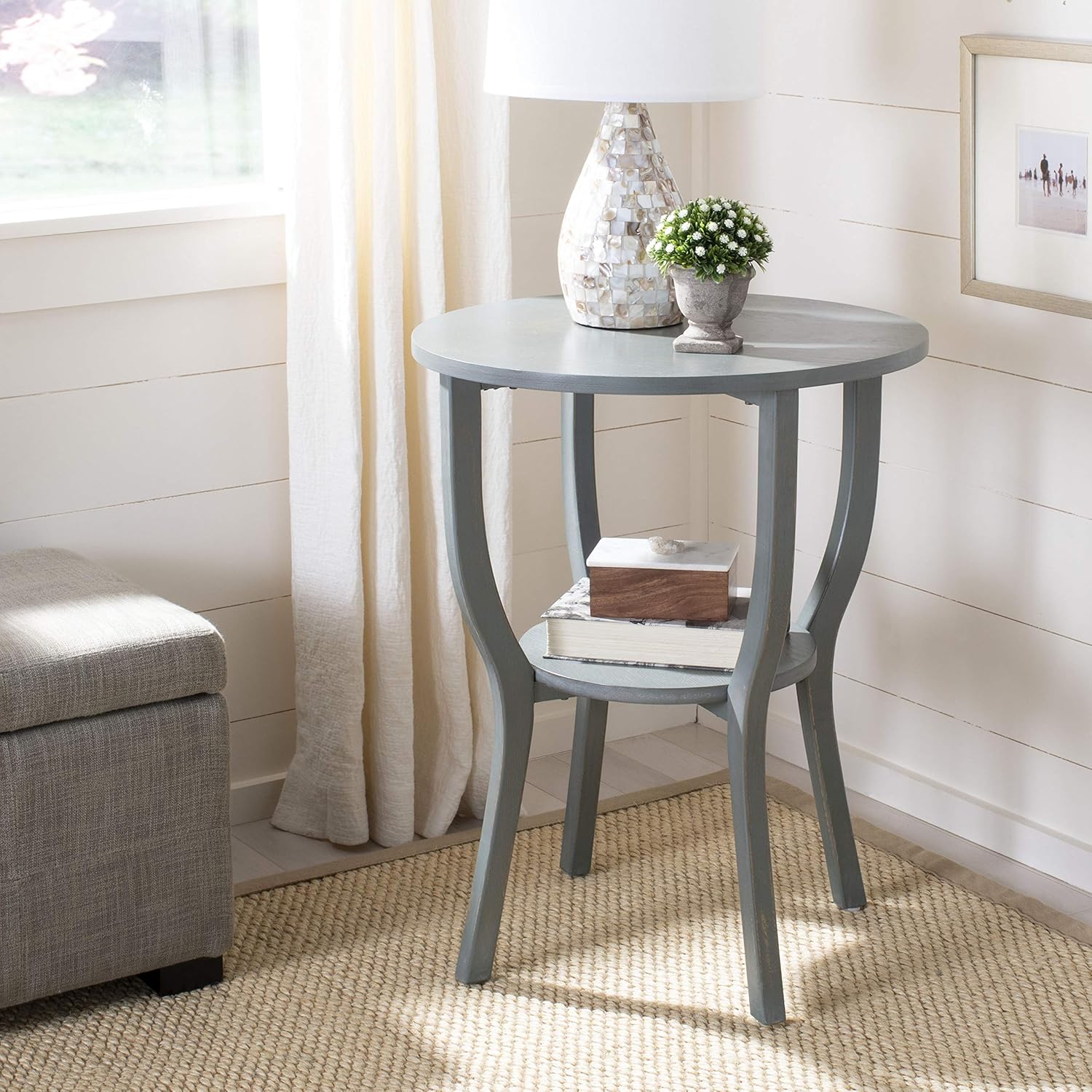 Safavieh American Homes Collection Rhodes French Grey Accent Table