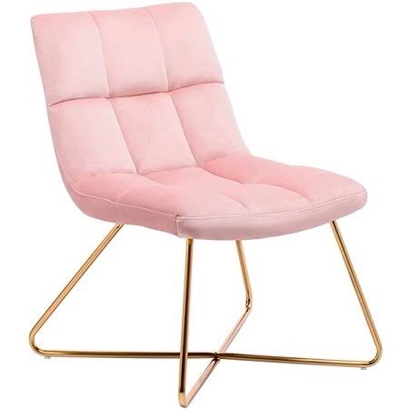 Duhome Velvet Accent Chair Retro Recliner Leisure Small Lounge Chair Mid Century Modern Vanity Chair for Living Room Bedroom wit