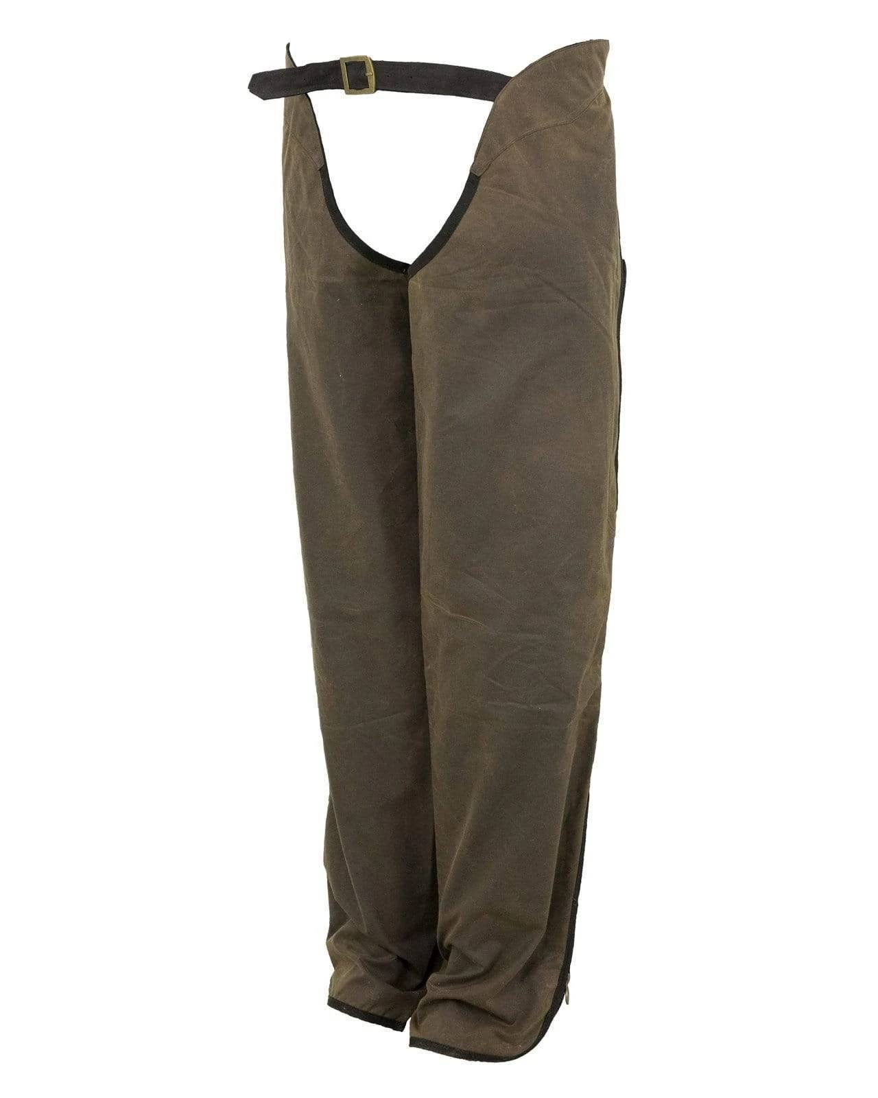 Outback Trading Oilskin Chaps Large Bronze