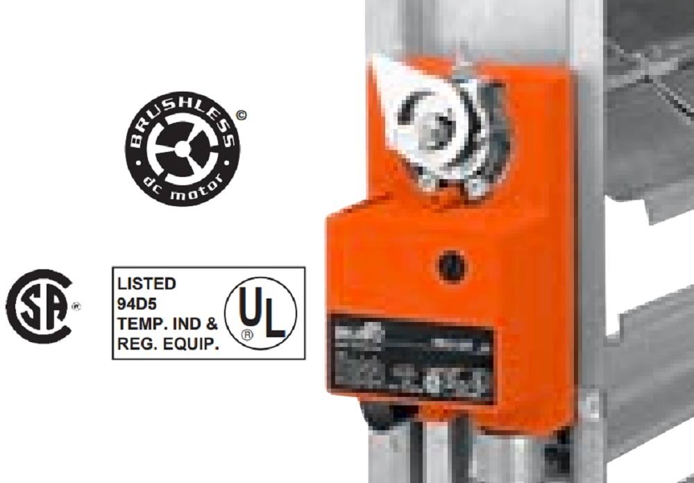 Belimo NM24-SR US Proportional Damper Actuator, Non-Spring Return, Direct Couple