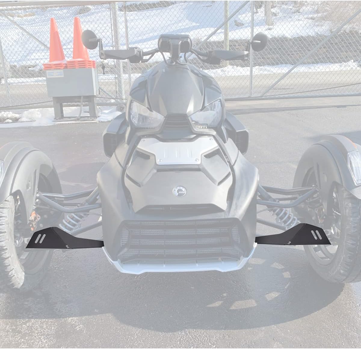 A & UTV PRO Ryker Splash Guards,Front A-Arm Protectors Aluminum for Can-Am Ryker All Models Accessories,Replace OEM #219400863. 2pcs,Black