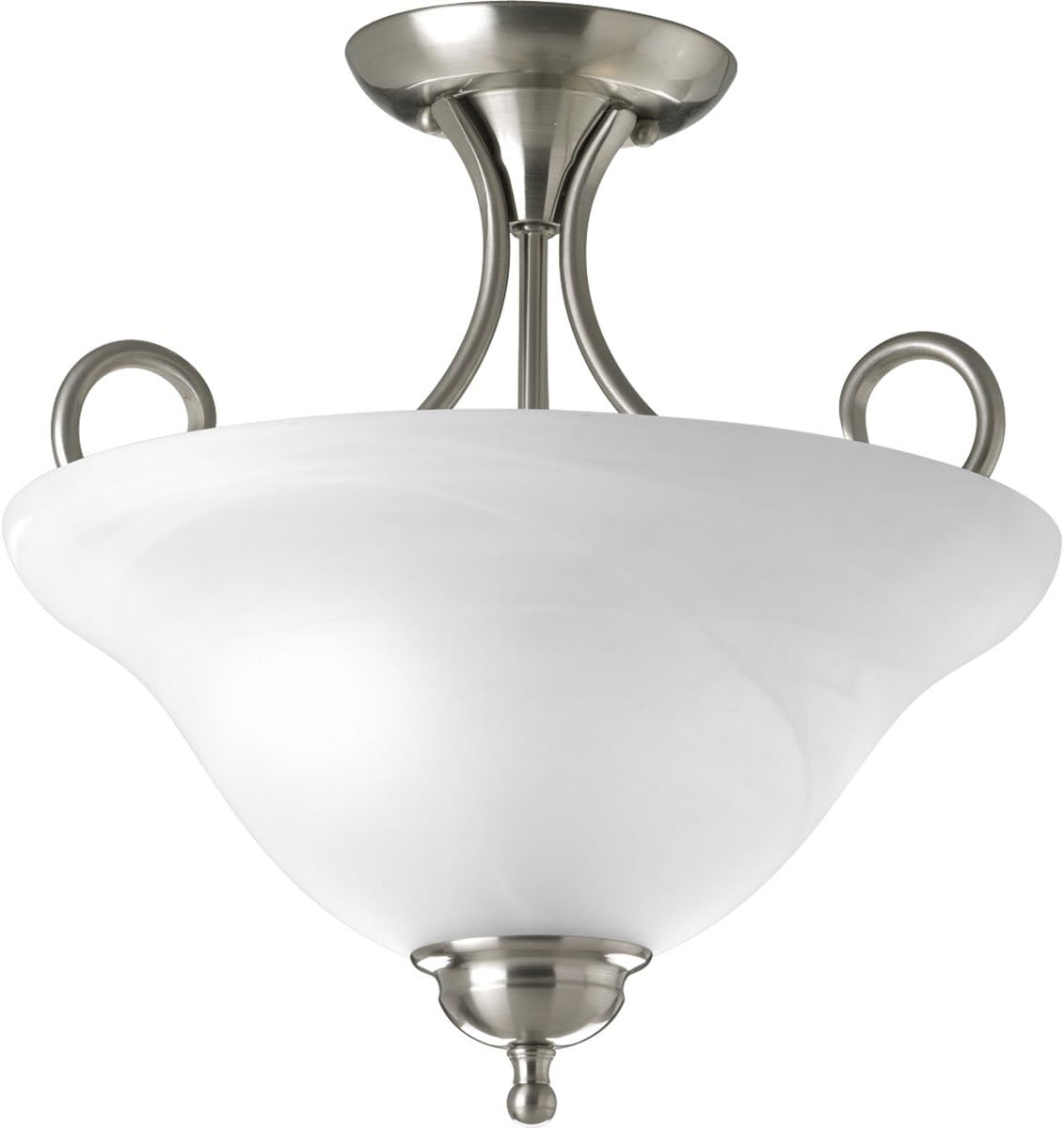 Progress Lighting P3460-09 Lighting Accessory, 13-1/4-Inch Diameter x 13-3/4-Inch Height, Brushed Nickel