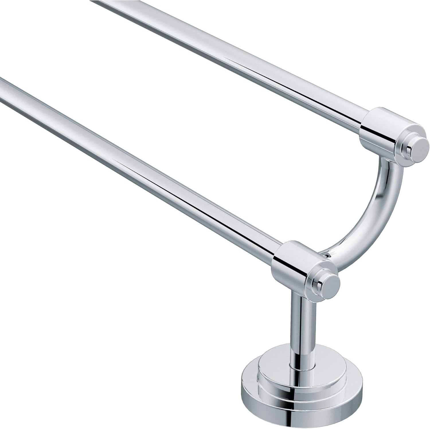 Moen DN0722CH Iso 24-Inch Double Towel Bar, Chrome Pack of 2