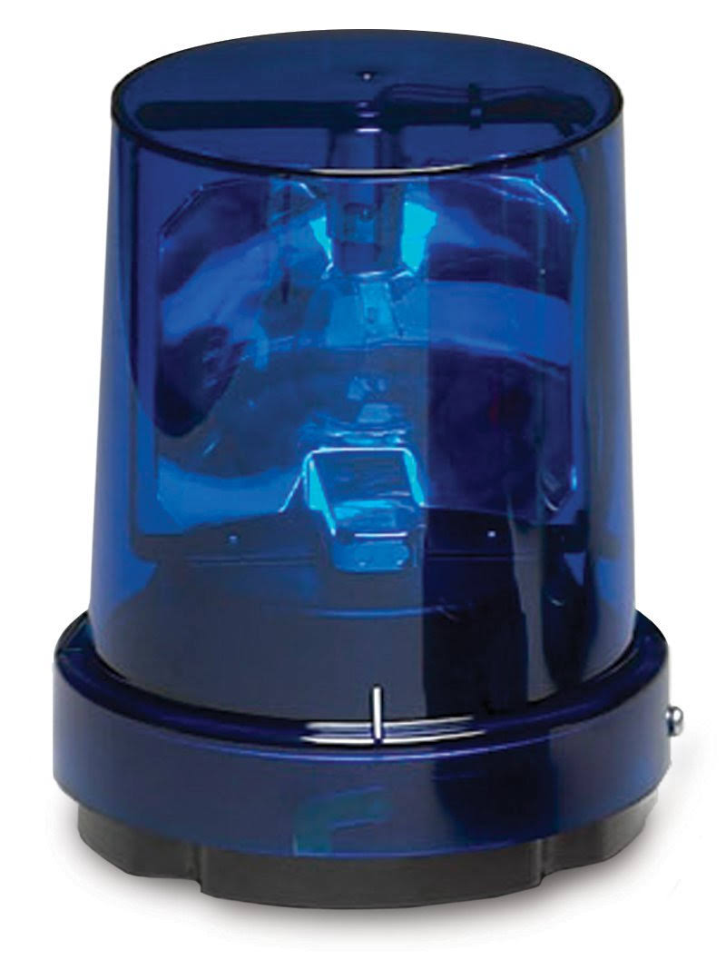 Federal Signal 121S-120B Rotating Light, 120VAC, Blue