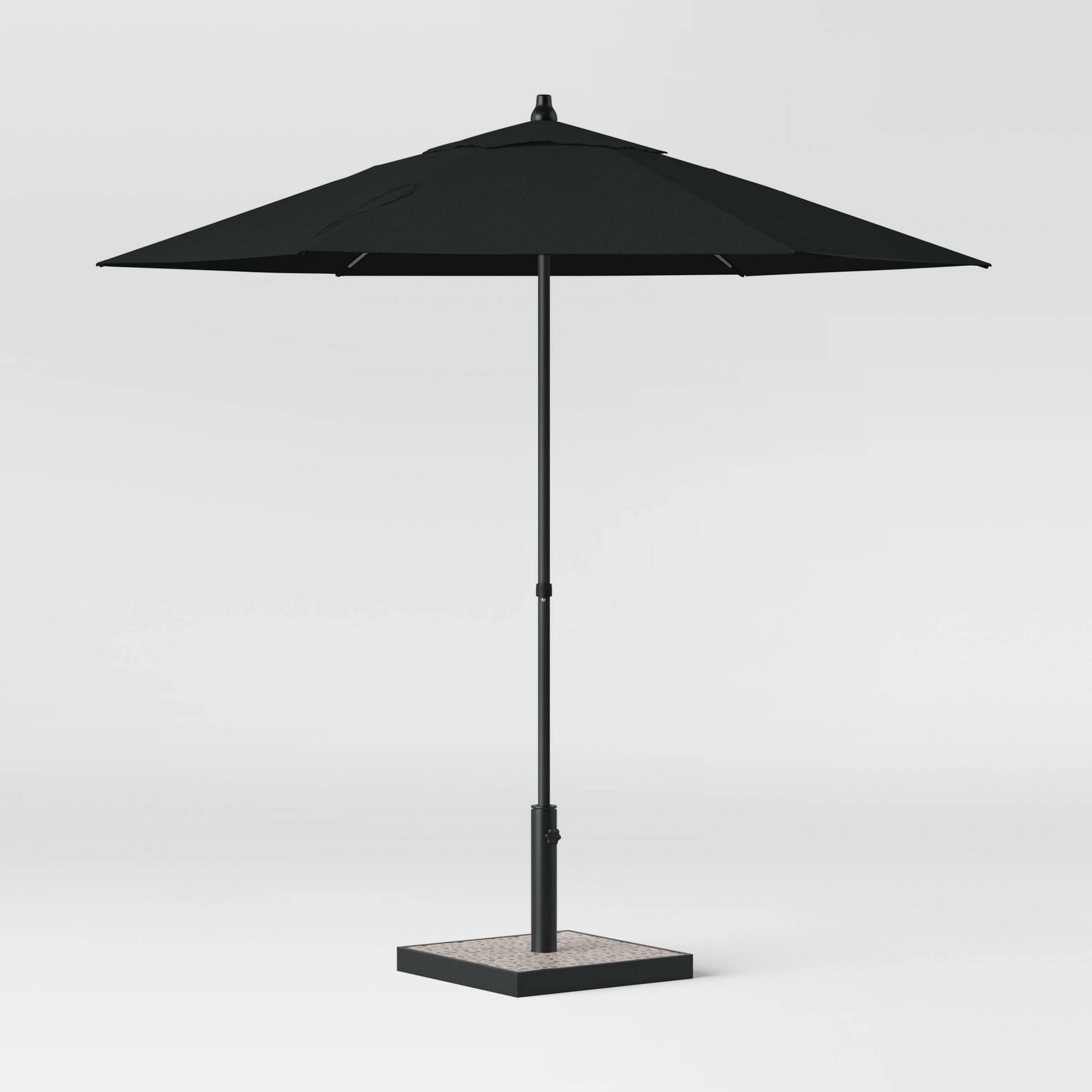 7.5& Round Patio Umbrella - Room Essentials Black