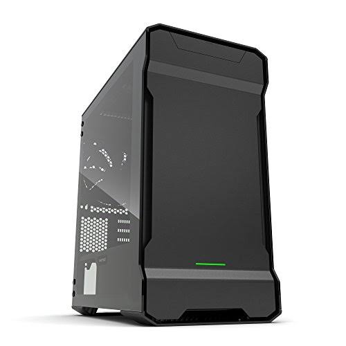 Phanteks Ph-es314etg_bk Evolv mATX Tempered Glass Edition Aluminum Exterior RGB LED Illumination Micro Tower Case Satin Black