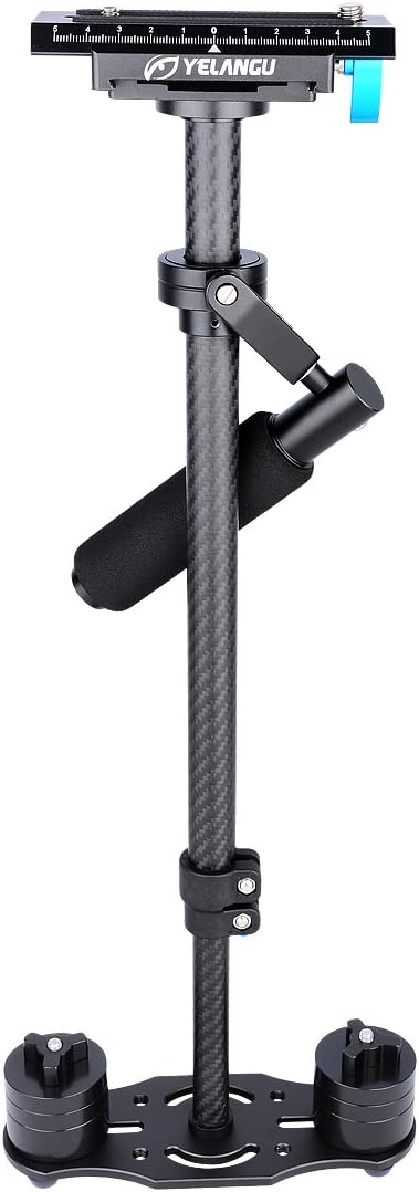 YELANGU S60T Carbon Fiber Handheld DSLR Camera Stabilizer, Black