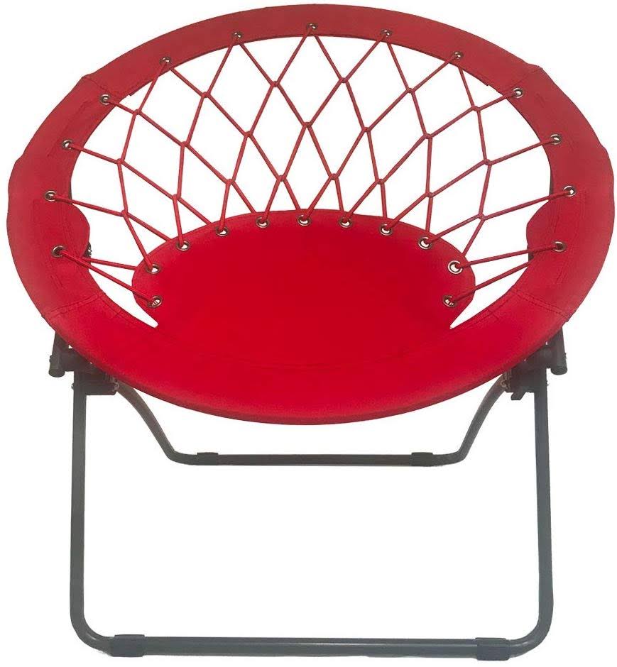 Impact Canopy 460060004 Portable Web Folding Bungee Chair, Red