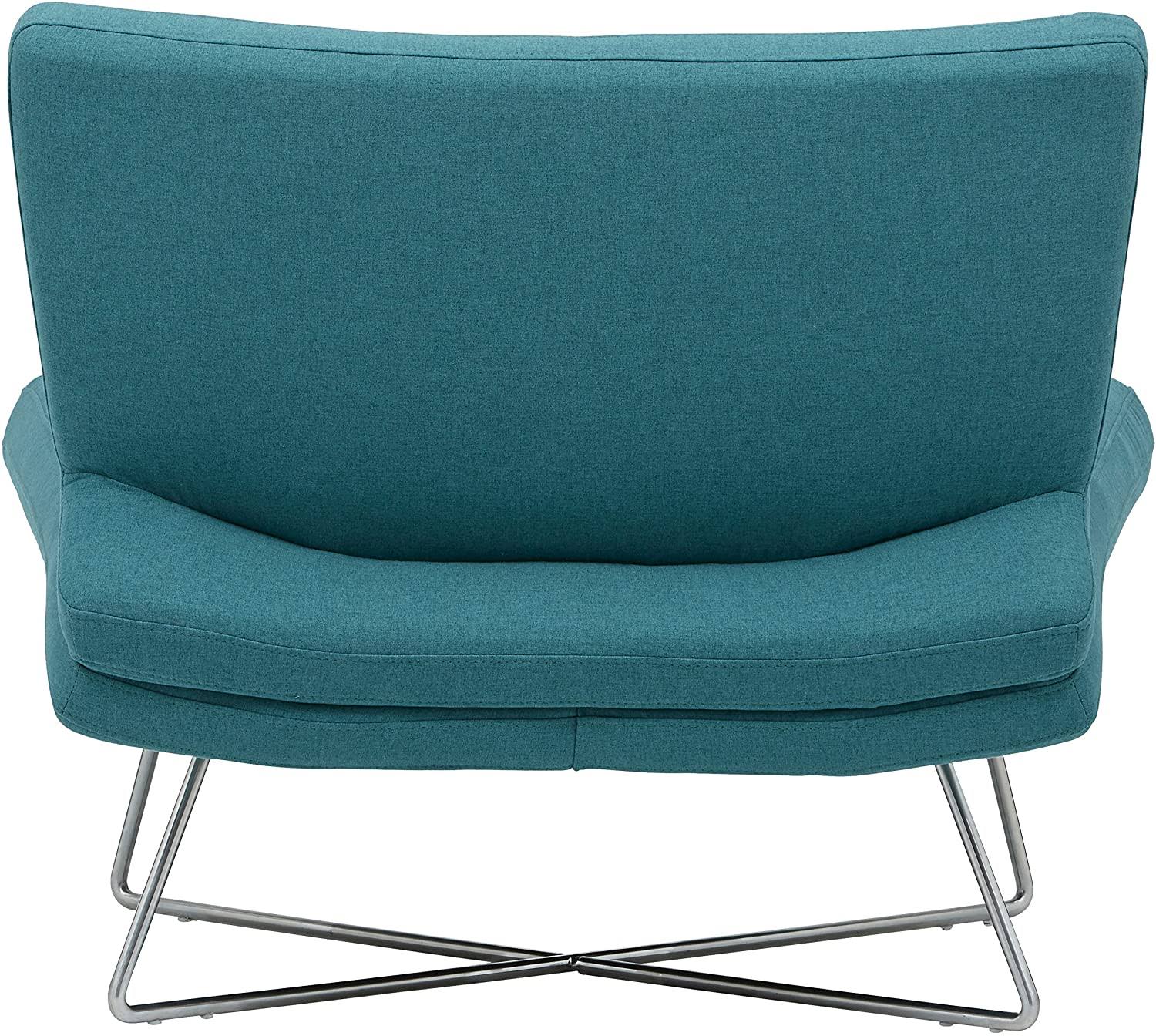 Rivet Farr Lotus Accent Chair, Aqua