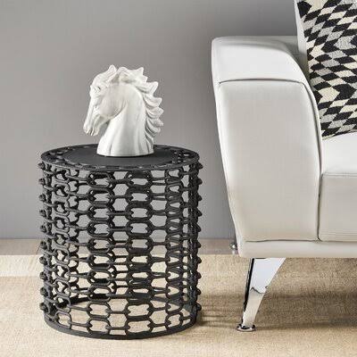 Katherine Modern Aluminum Accent Table Williston Forge