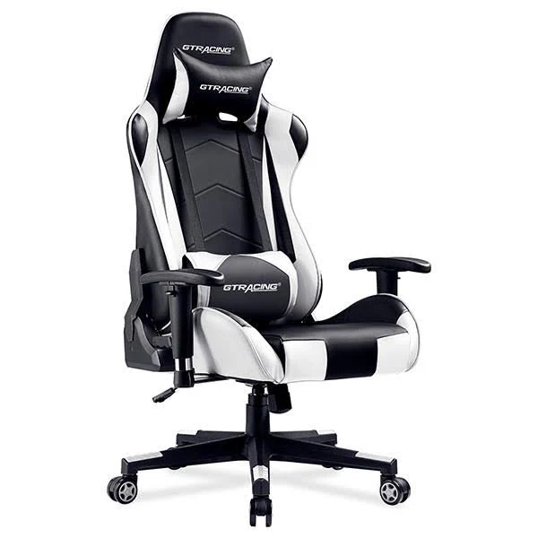 GTRACING 2021 White Ergonomic Gaming Chair GT099-WHITE