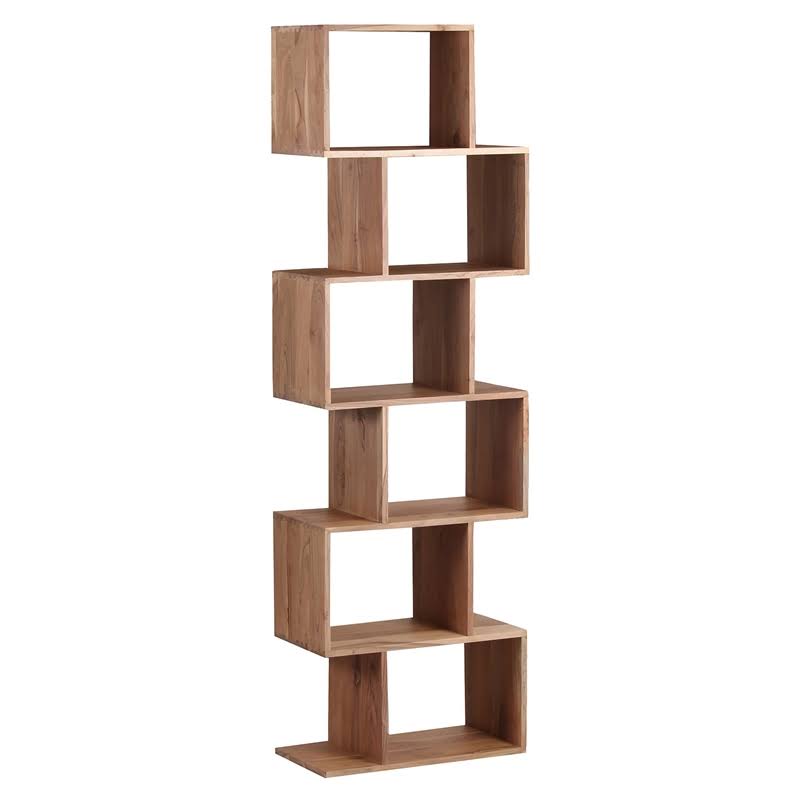 Hawthorne Collections Portola Solid Acacia Wood Bookcase - Natural