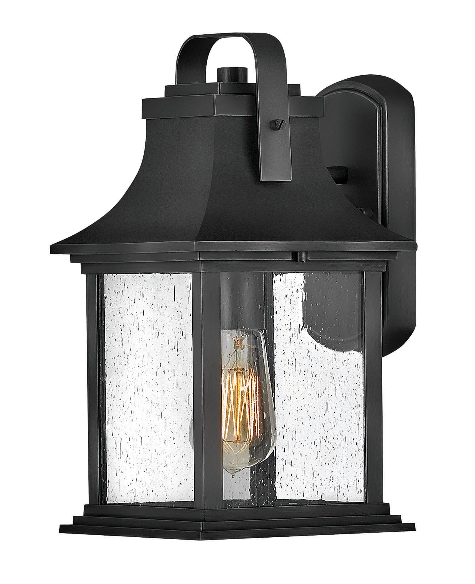 Hinkley Lighting 2390TK Grant Outdoor Wall Mount Light, Textured Black