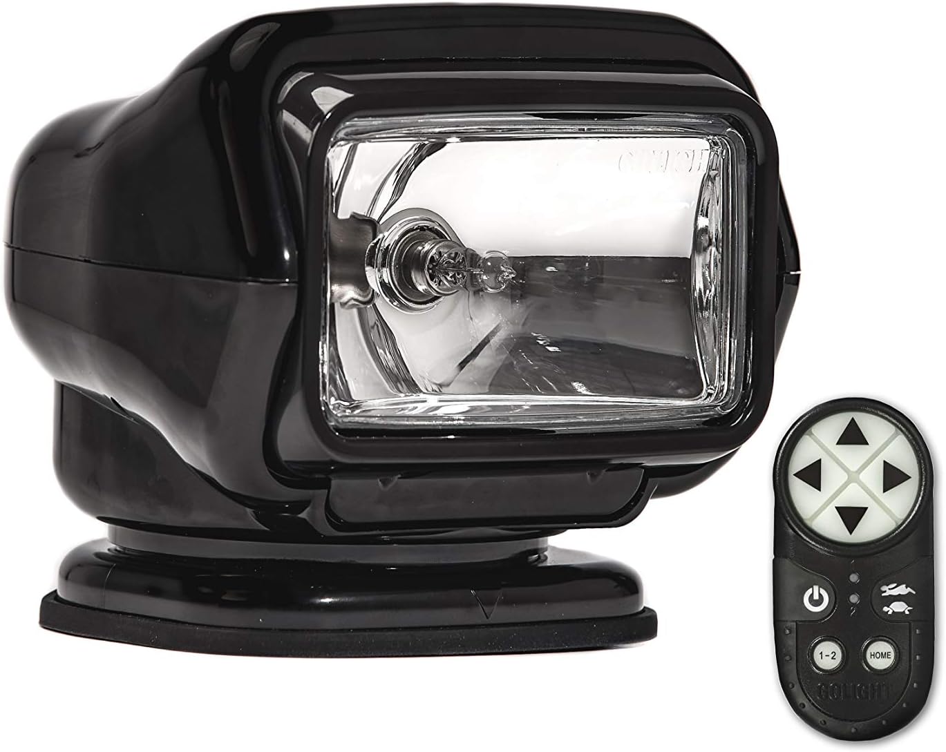 Golight | Stryker ST Series Model 3051ST Halogen Spotlight, Permanent Mount, Wireless Hand-Held Remote, Black
