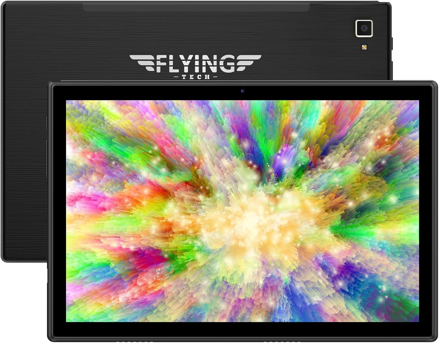 Tablet 10.1 Inch, Android Tablets, 32GB ROM 128GB Expand Storage, Octa-Core Processor, IPS HD Display, 5MP+13MP HD Dual Camera, 6000mAh Battery, WiFi, Bluetooth, GMS Google Certified Tablet(Black)