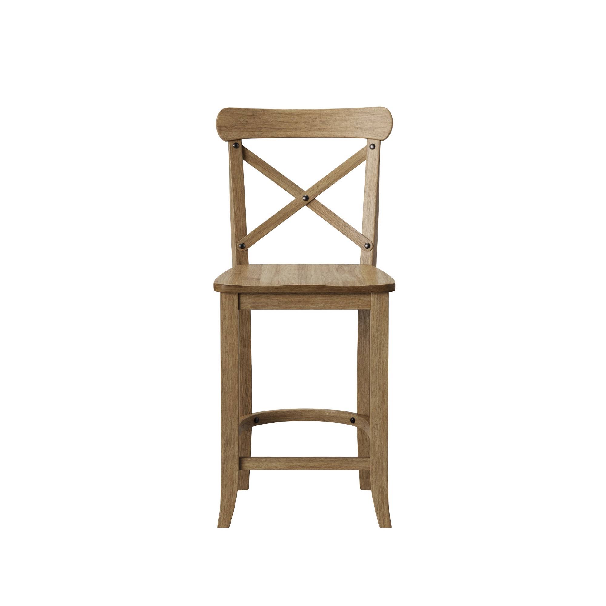 Threshold Litchfield X-Back Counter Stool, Beige