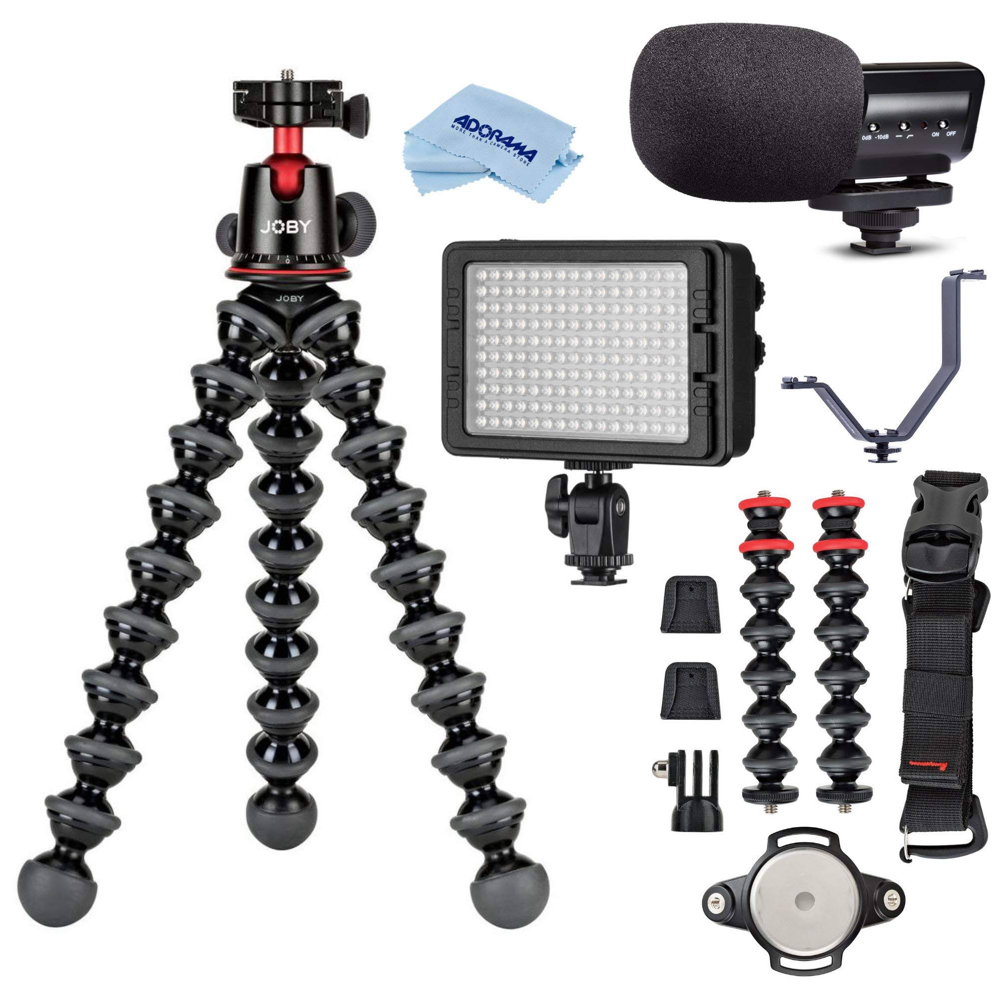 Joby GorillaPod 5K Essential Kit w/Rig for Dslr Camera ack/Charcoal/Red