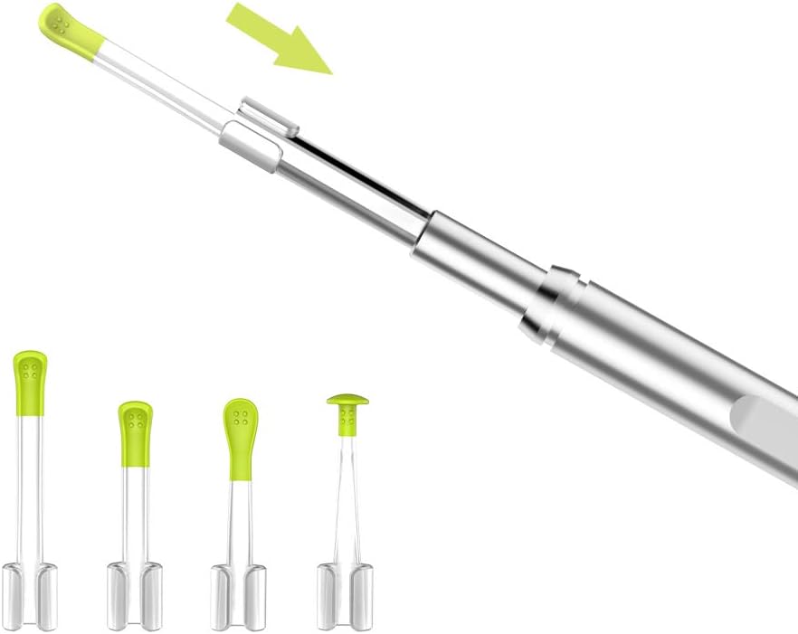 Ear Wax Removal Tool, Ear Spoon, Ear Pick for Anykit/ScopeAround MS450-NTE, SA39A, SA39w Digital Otoscope, 3.9mm Ear Wax Remover Pack of 3.