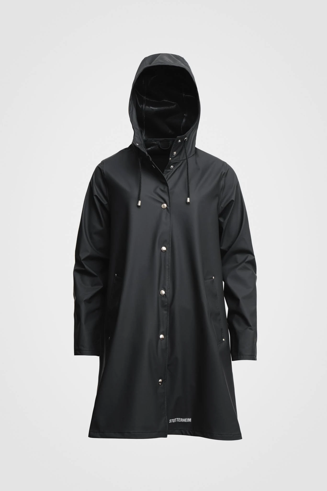 Stutterheim Raincoat Mosebacke LW Black XXXS Female