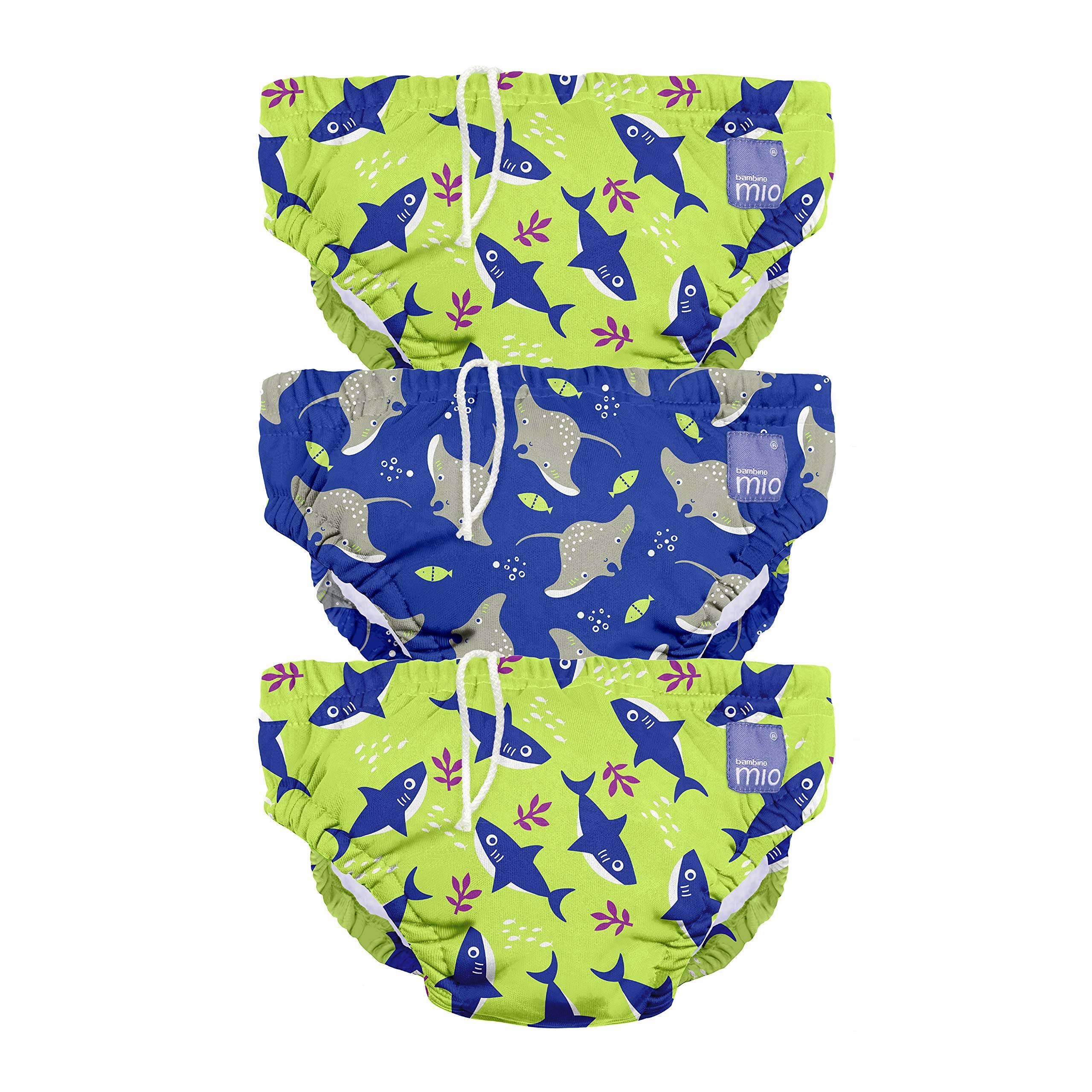Bambino Mio Swim Diaper - 3 Pack, Neon / Extra Large (2+ Years)
