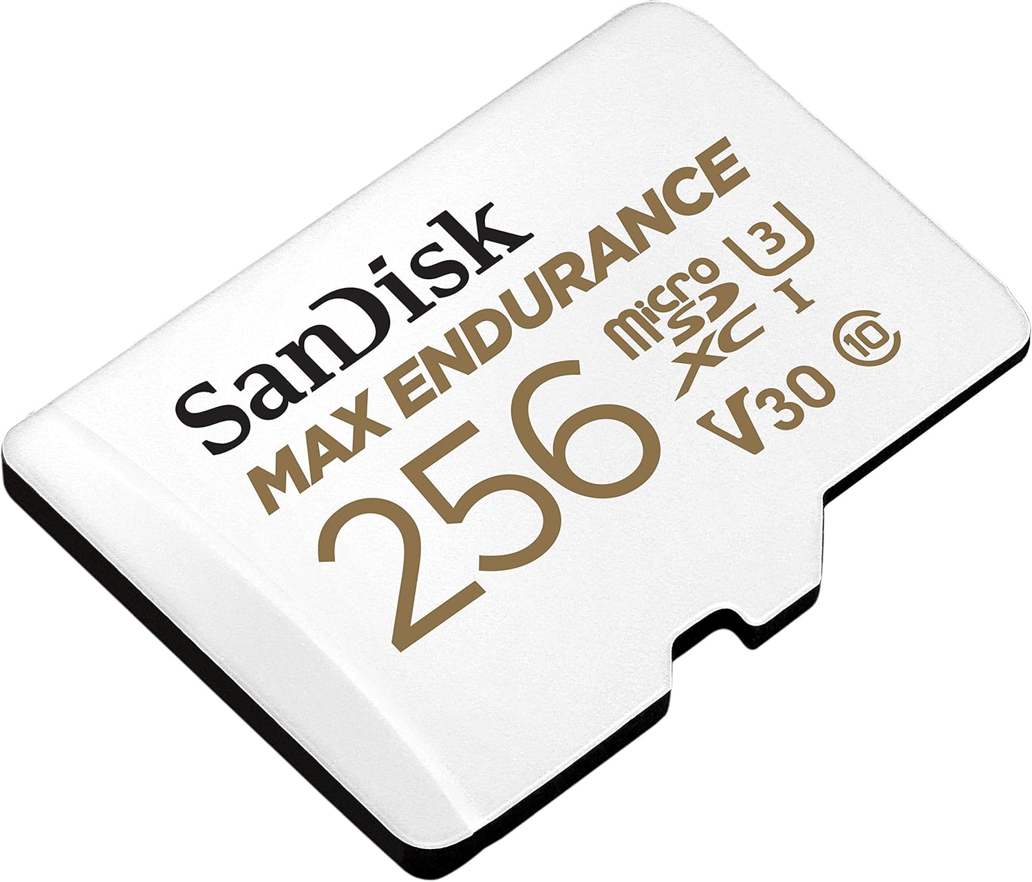 SanDisk 256GB MAX Endurance microSDXC Card with Adapter for Home Security Cameras and Dash cams - C10, U3, V30, 4K UHD, Micro SD Card - SDSQQVR-256G-GN6IA Pack of 2