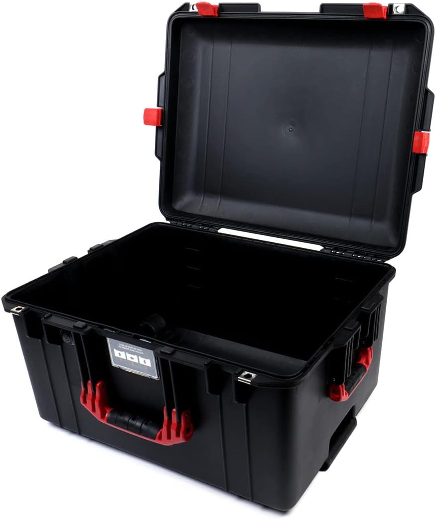 Pelican Black & Red 1607 air case, Empty. Comes with Wheels.