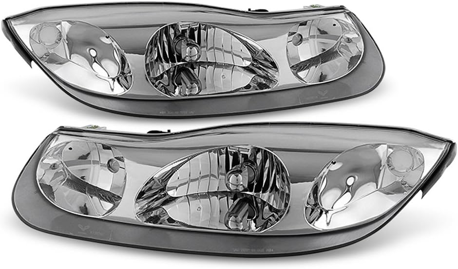 ACANII - For 2001 2002 Saturn SC Series SC1 SC2 Coupe Headlights Head Lamps Driver + Passenger Side 01-02