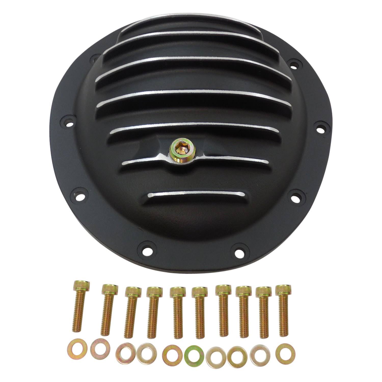 Racing Power Company R5077BK Aluminum GM Differential Cover 10 Bolt Front