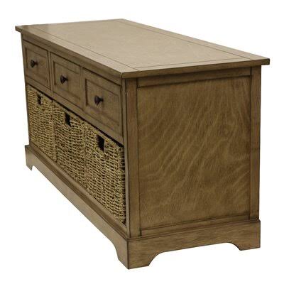 Beachcrest Home Hemsworth Storage Bench Color: Sahara
