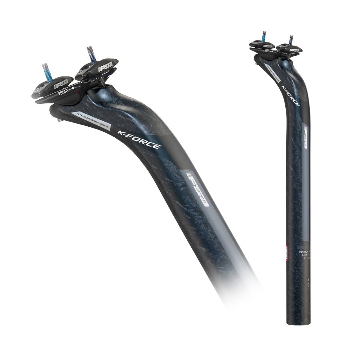 FSA Seatpost K-Force Di2 UD Carbon SB0 31.6mm 400mm Black/Grey