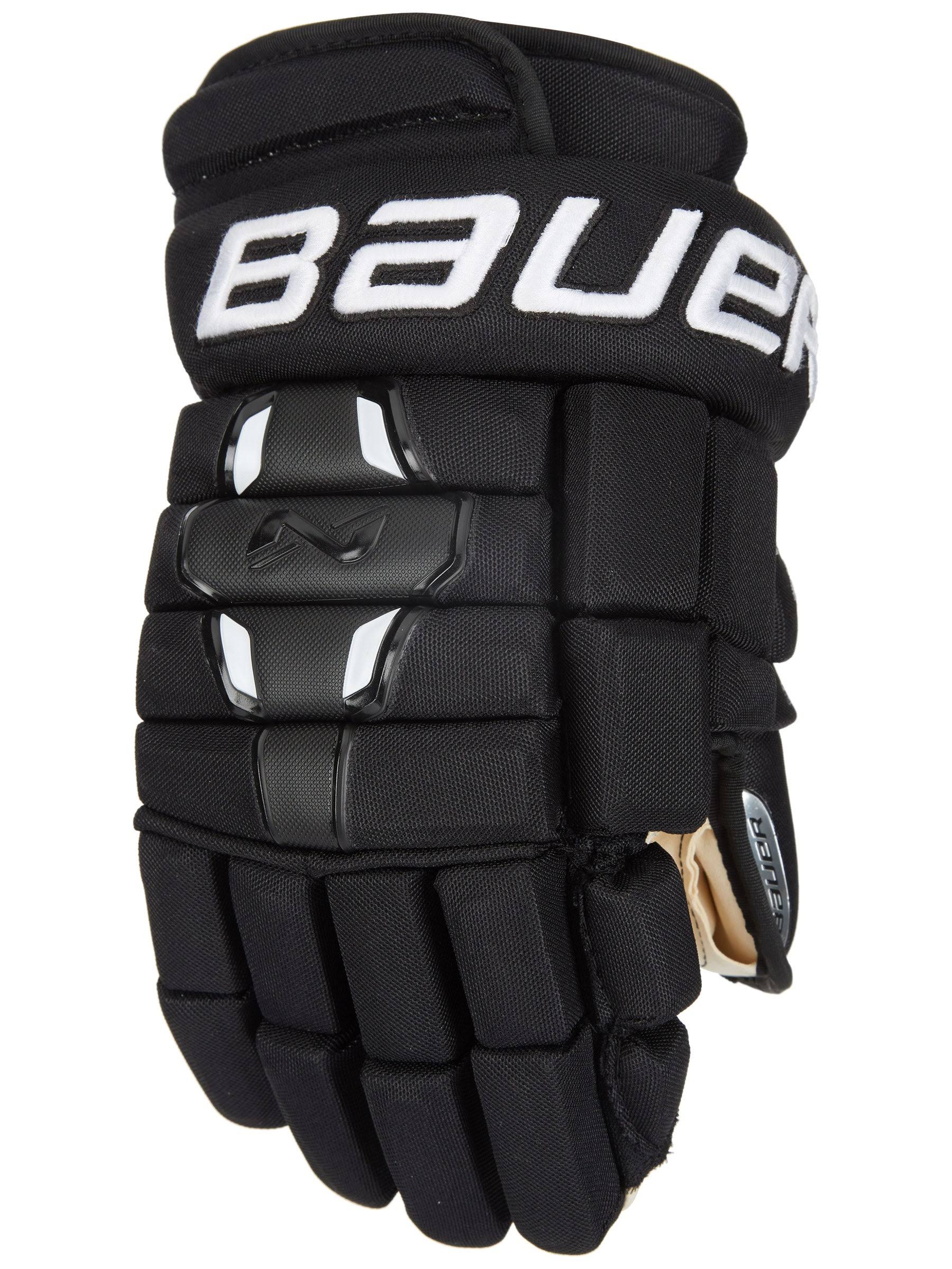 Bauer Nexus 2N Hockey Gloves - Senior - Black - 13.0x22