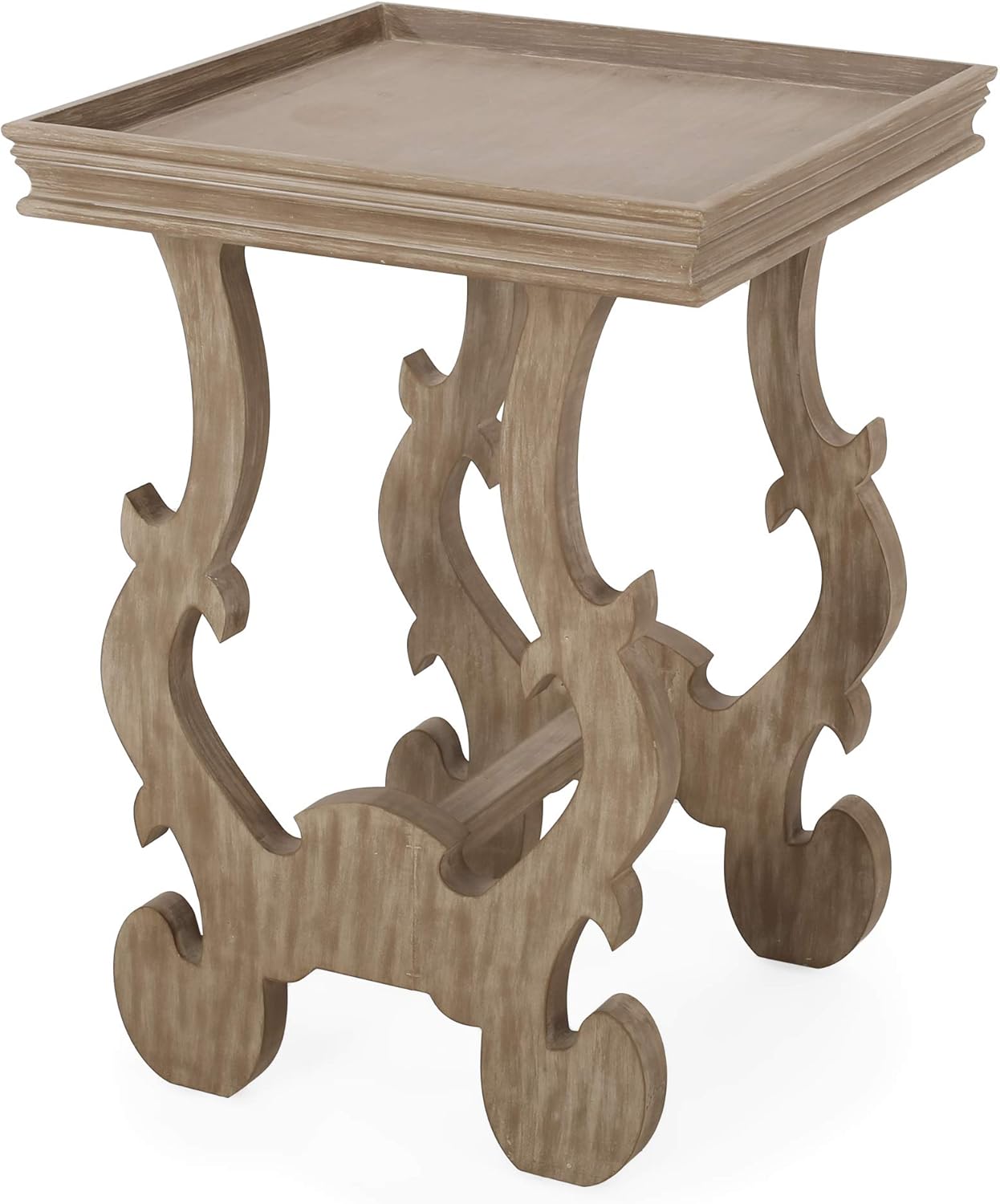 Christopher Knight Home Elaine French Country Accent Table with Square Top, Natural