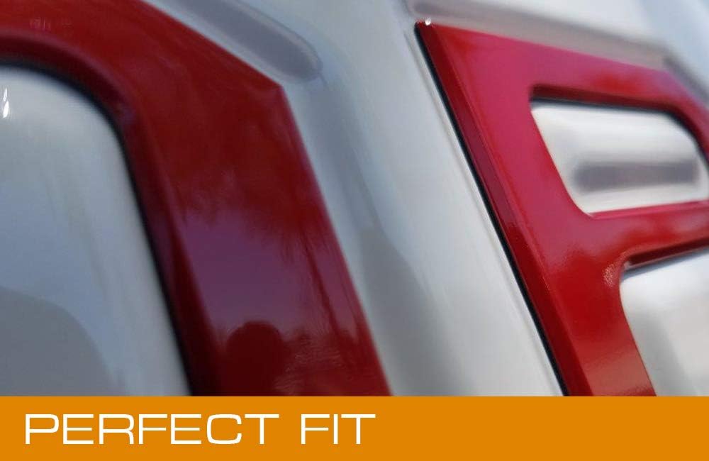 EyeCatcher Tailgate Insert Letters Compatible with 2014-2021 Toy TNDRA (Matte Black)