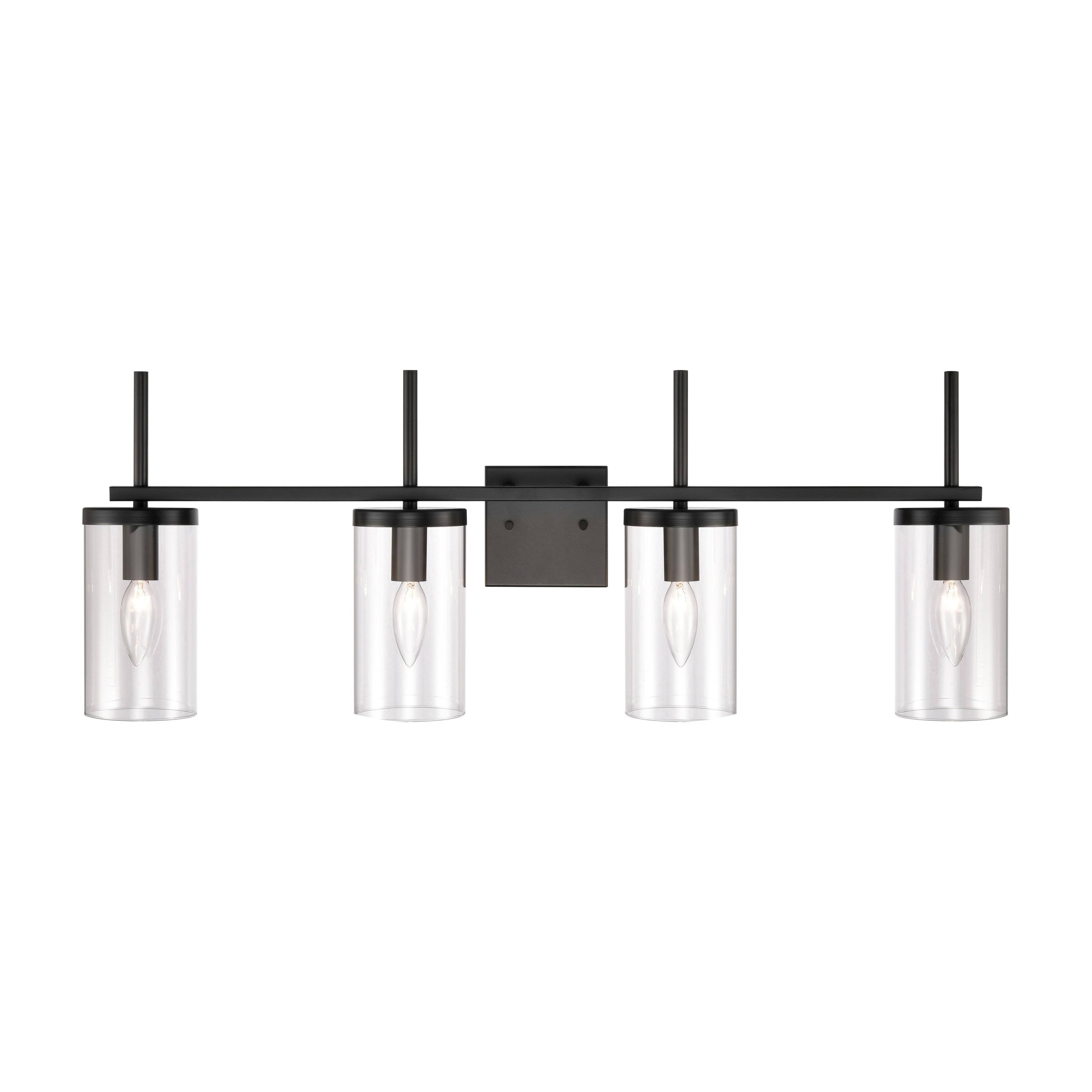 Thomas Lighting 4-Light Bath Black CN290416