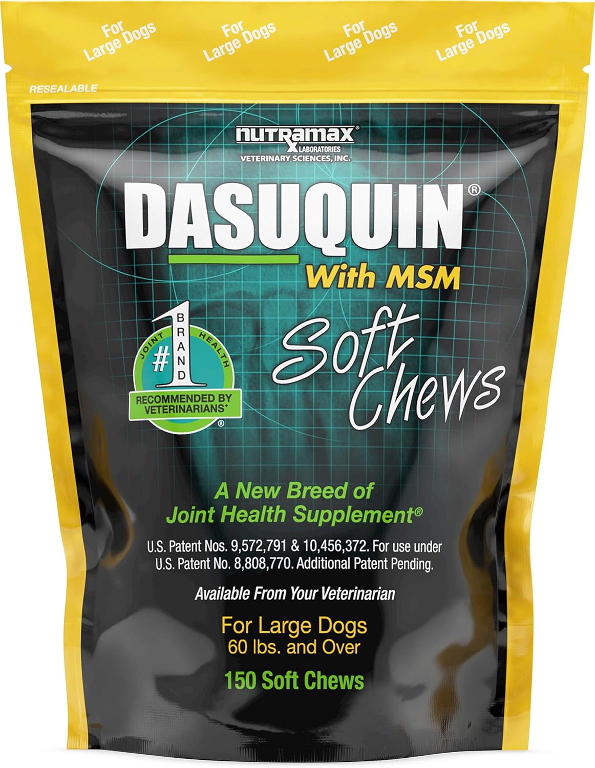 Nutramax Laboratories DASUQUIN with MSM Soft Chews Pack of 2