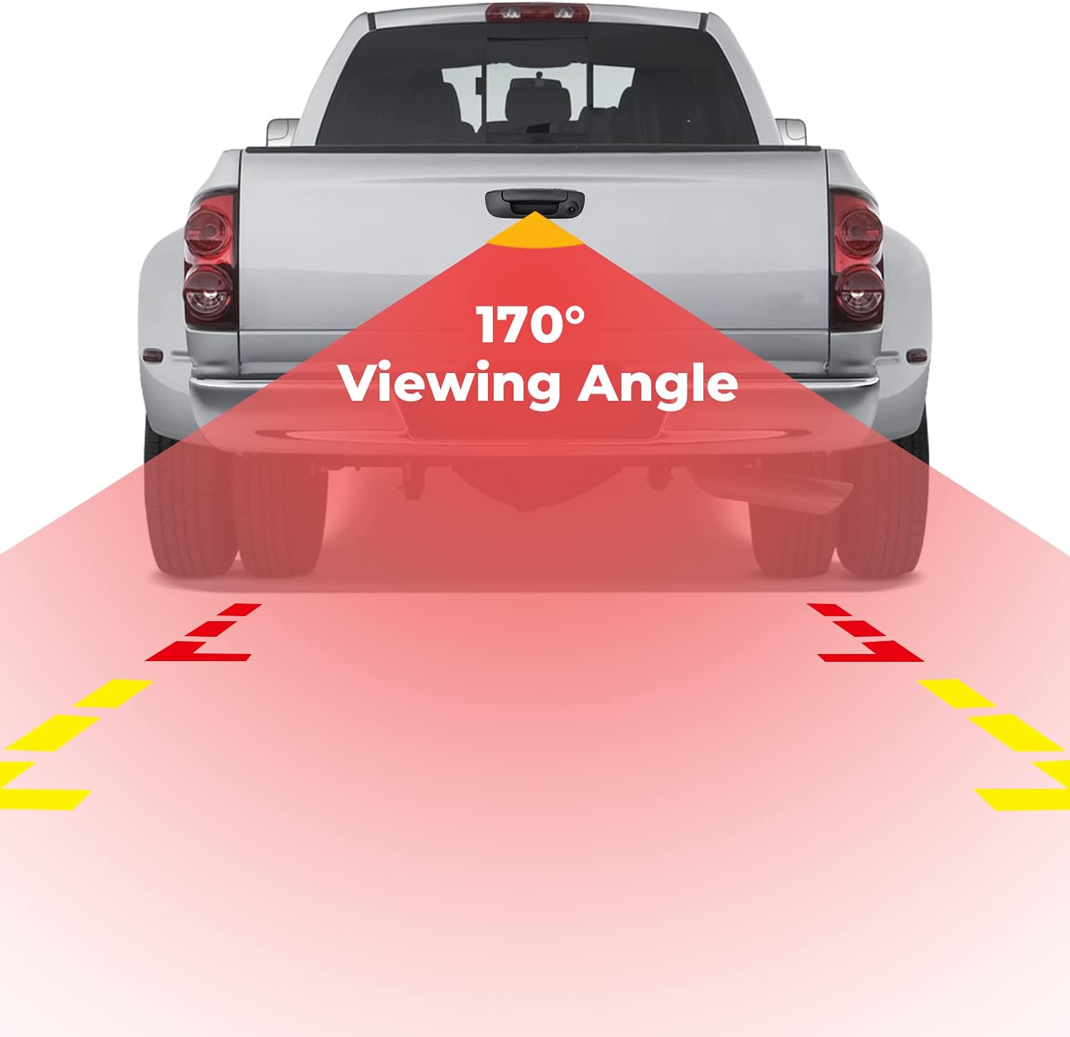 Backup Camera Tailgate Handle Compatible with 2002-2008 Dodge Ram 1500 2500 3500 Rear View Camera