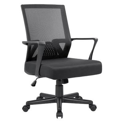 Effervescence Task Chair Latitude Run Frame Color: Black