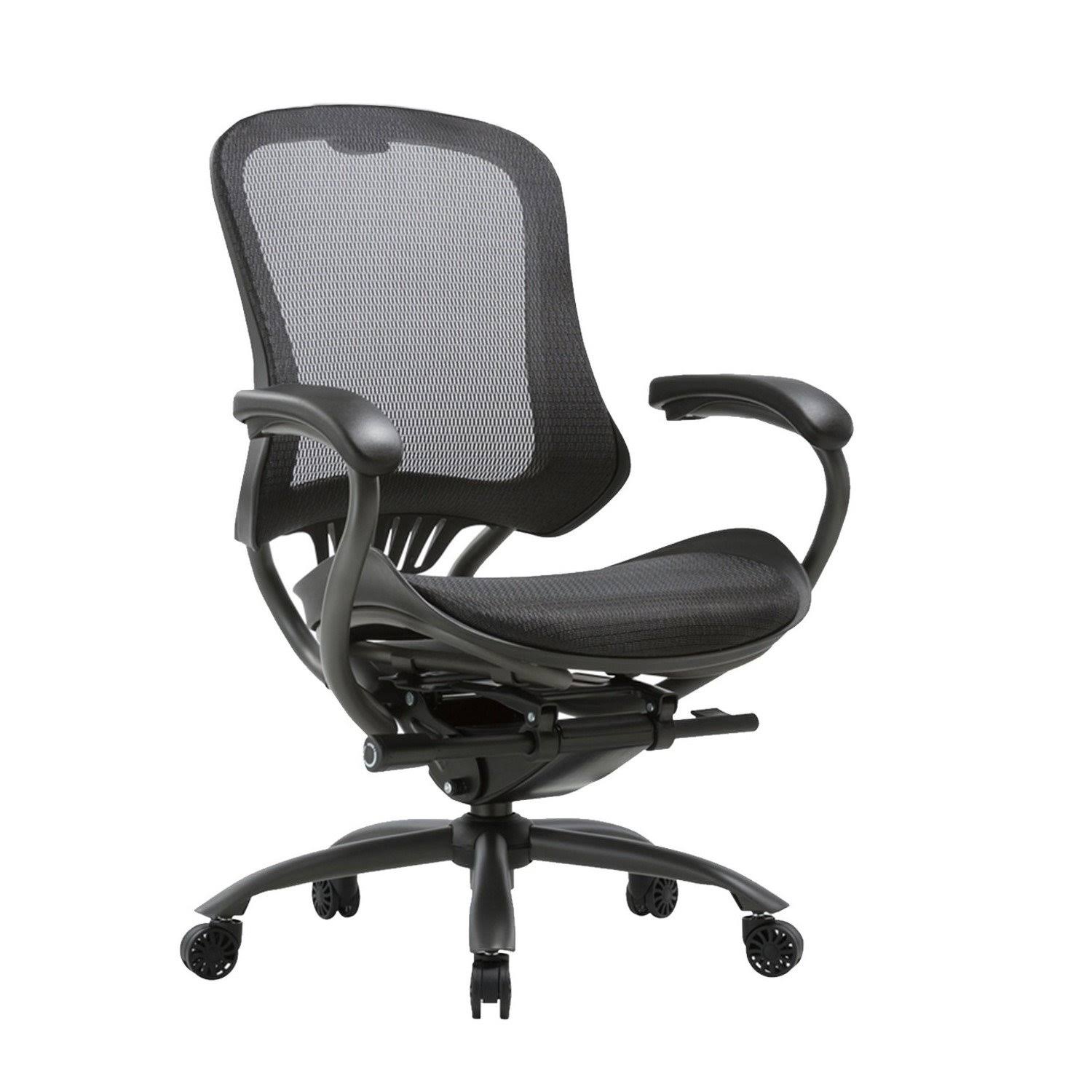 CLATINA Lyl Series Ergonomic High Mesh Swivel Executive Chair with Adjustable Height Arm Rest and Lumbar Support Back for Home O