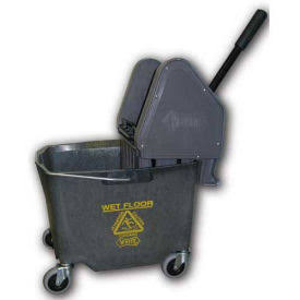 Impact Plastic Down Pressure Wringer/Plastic Bucket Combo -Yellow,