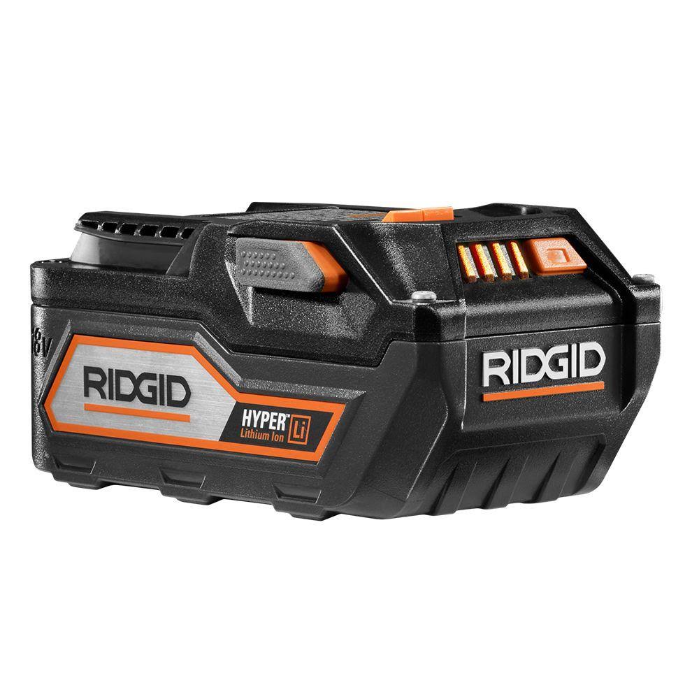 Ridgid AC840089 18-Volt 5.0Ah High Capacity Hyper Lithium-Ion Battery