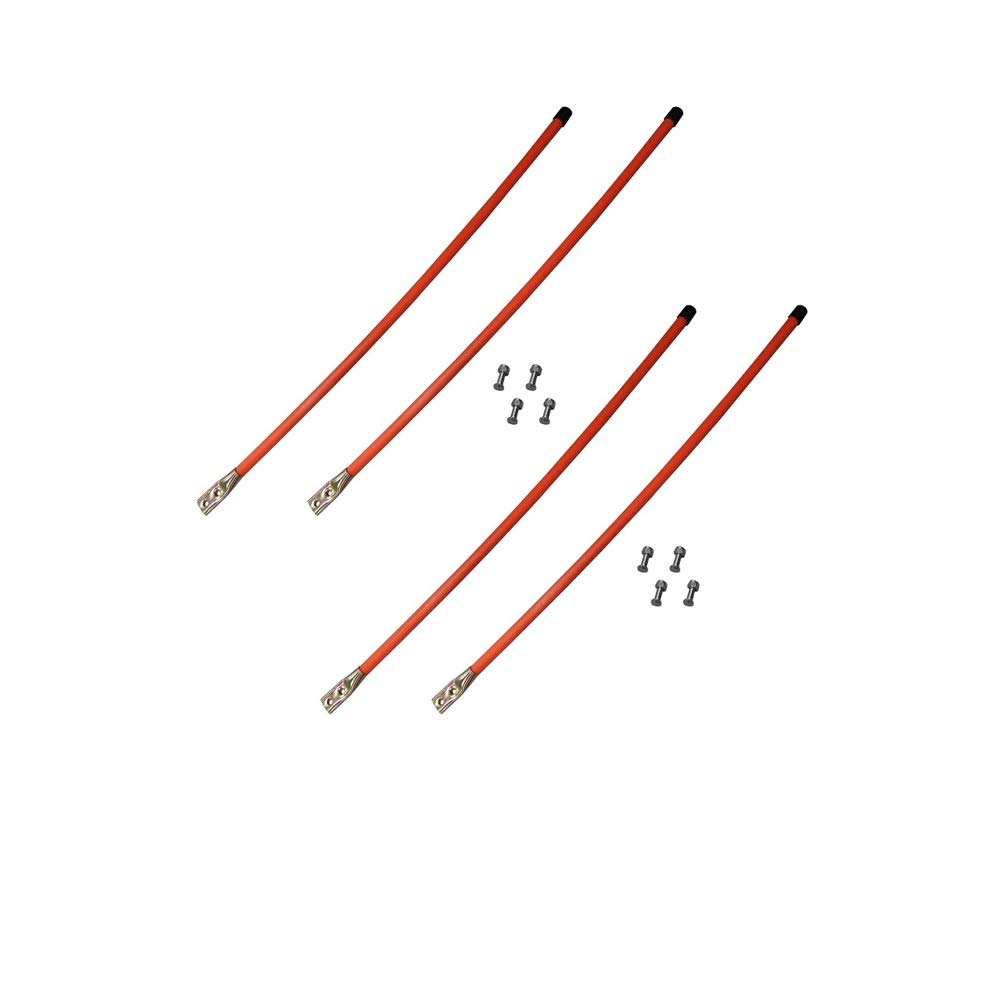 2036 Set of (4) Orange Snow Plow 36