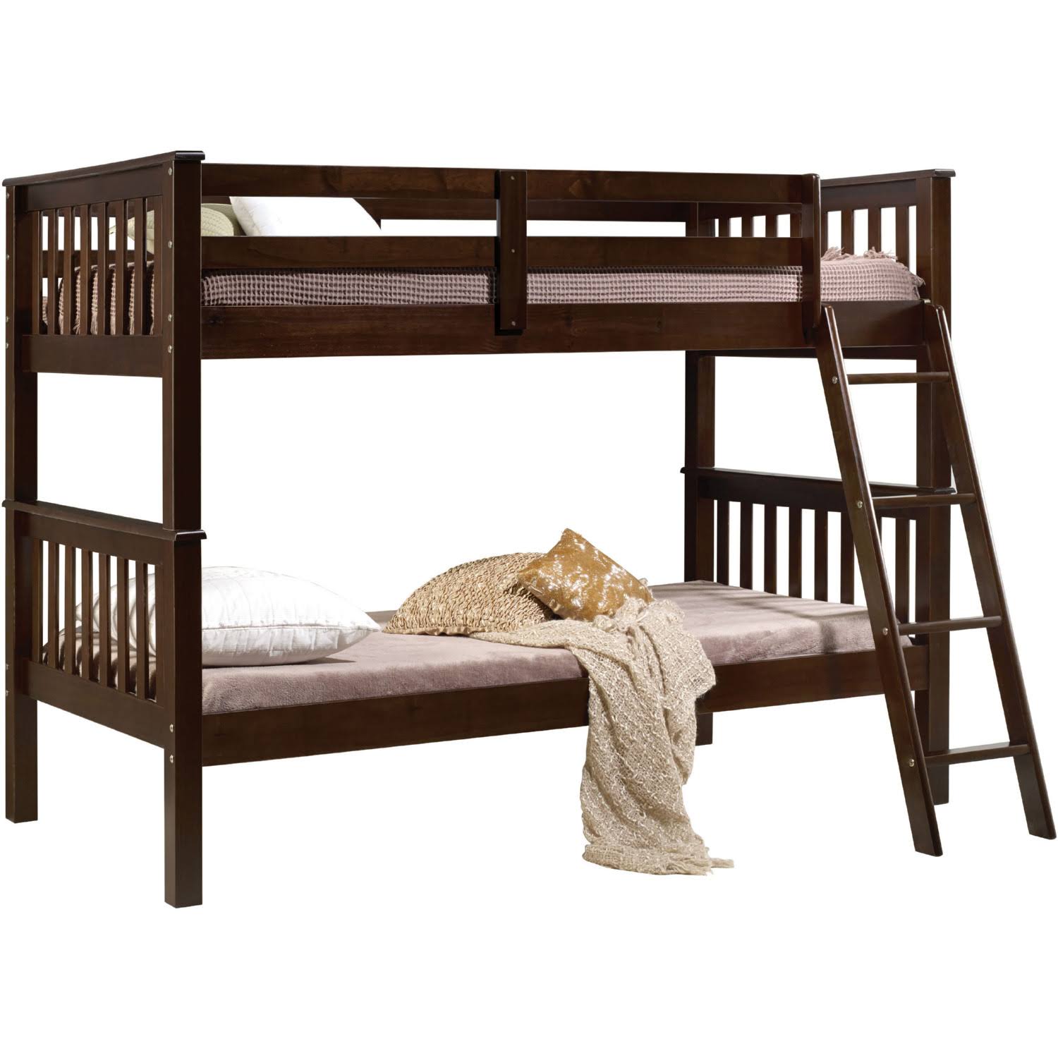 Acme Searra Twin Over Twin Bunk Bed Espresso