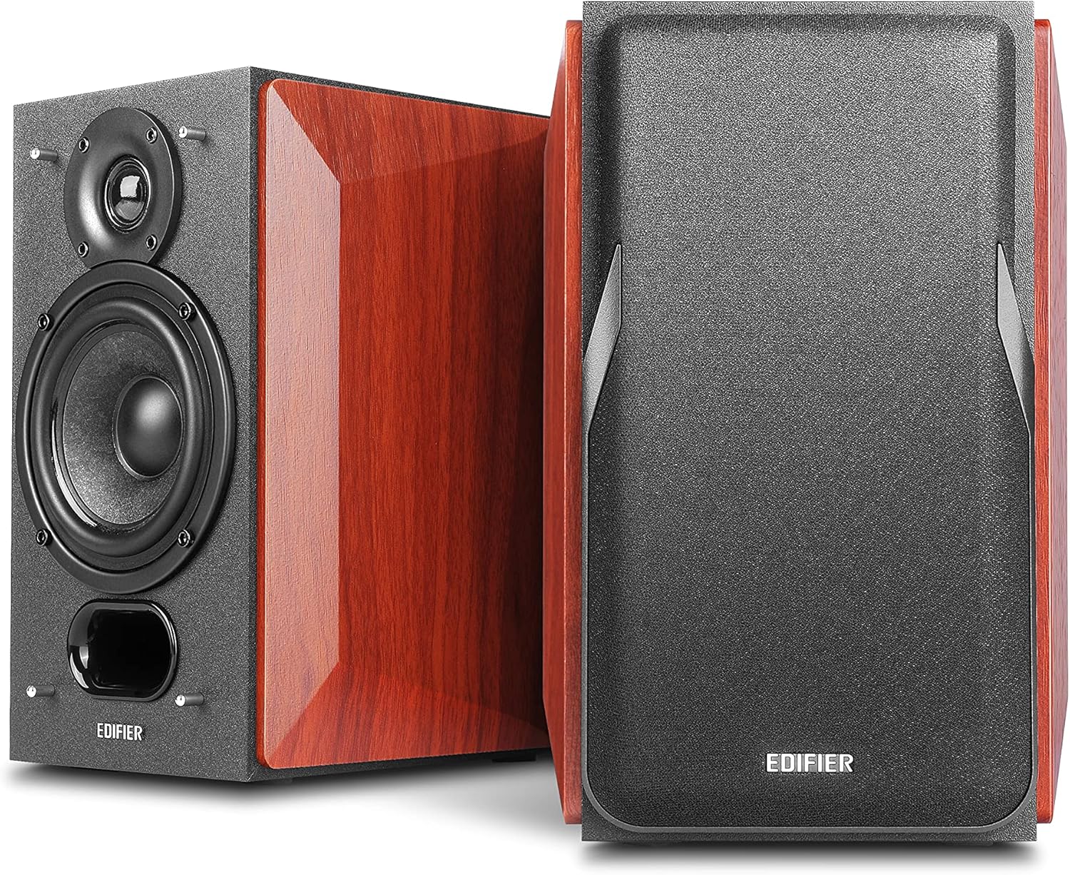 Edifier P17 Passive Bookshelf Speakers - 2-Way Speakers with Built-in Wall-Mount Bracket - Perfect for 5.1, 7.1 or 11.1 Side/Rear Surround Setup - Pair - Needs Amplifier or Receiver to Operate