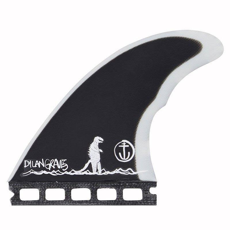 Captain Fin Dylan GRAVEZILLA Single Tab Fin Set 2020 in Black