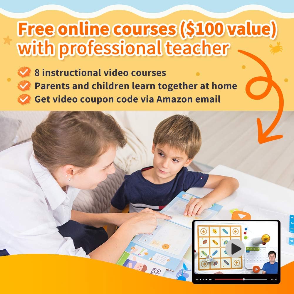 Matatalab Home Edition STEM Robot Activity Toys, Coding Robot for Kids, No APP Needed, Early Programming, Ages 4-9+ Learn to Code