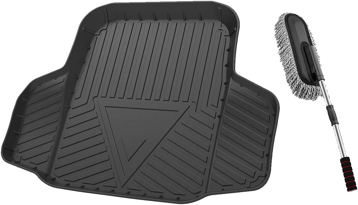 Premium FlexTough All-Protection Cargo Mat Liner , Heavy Duty Trunk Liner for Honda Accord 10th Gen 2018-2021, &ndash;w/Traction Grips & Fresh Design (for Honda Accord 10th Gen 2018-2021)