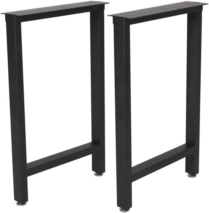 Metal Table Legs Industrial Table Legs,Black Table Legs,Metal Dining Table Legs,Console Table Legs(H28''xW18'', H-Shape)