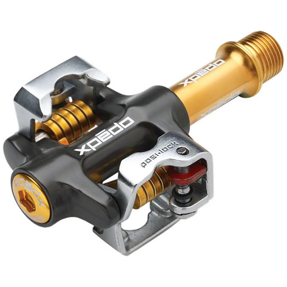 Xpedo M-Force 4 Ti MTB Clipless Pedals Black/Gold